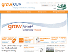 Tablet Screenshot of growsave.co.uk